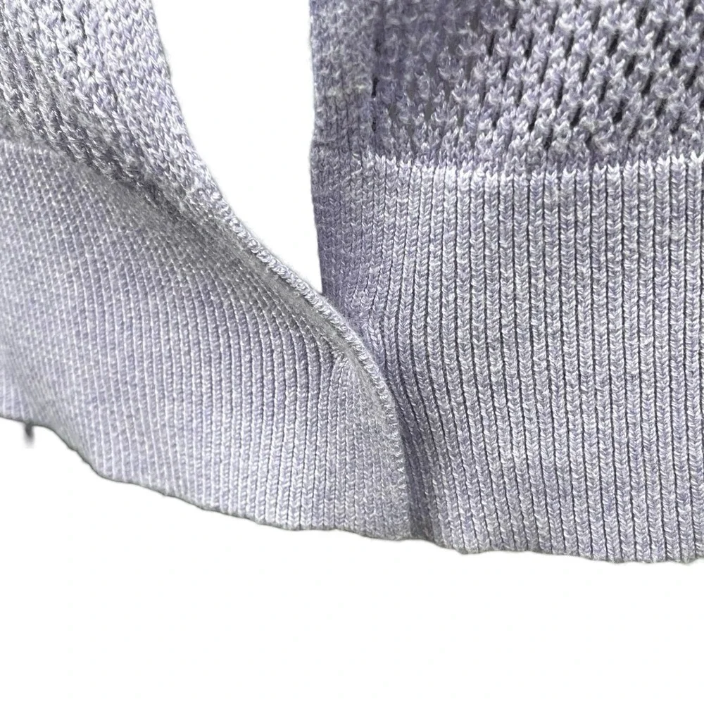 LULULEMON Women 4 Purple Sunset Savasana Pullover II Crossover Open Back Sweater